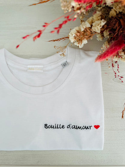 T-shirt Enfant  - Bouille d'amour ♡