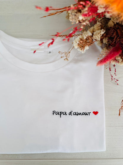 T-Shirt - Papa d'amour ♡